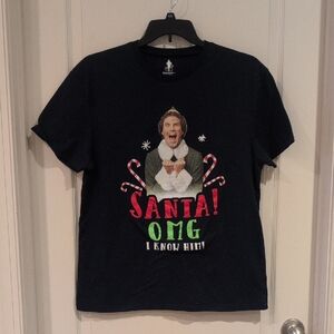 Navy Blue Men's Elf T-Shirt. Sz XL